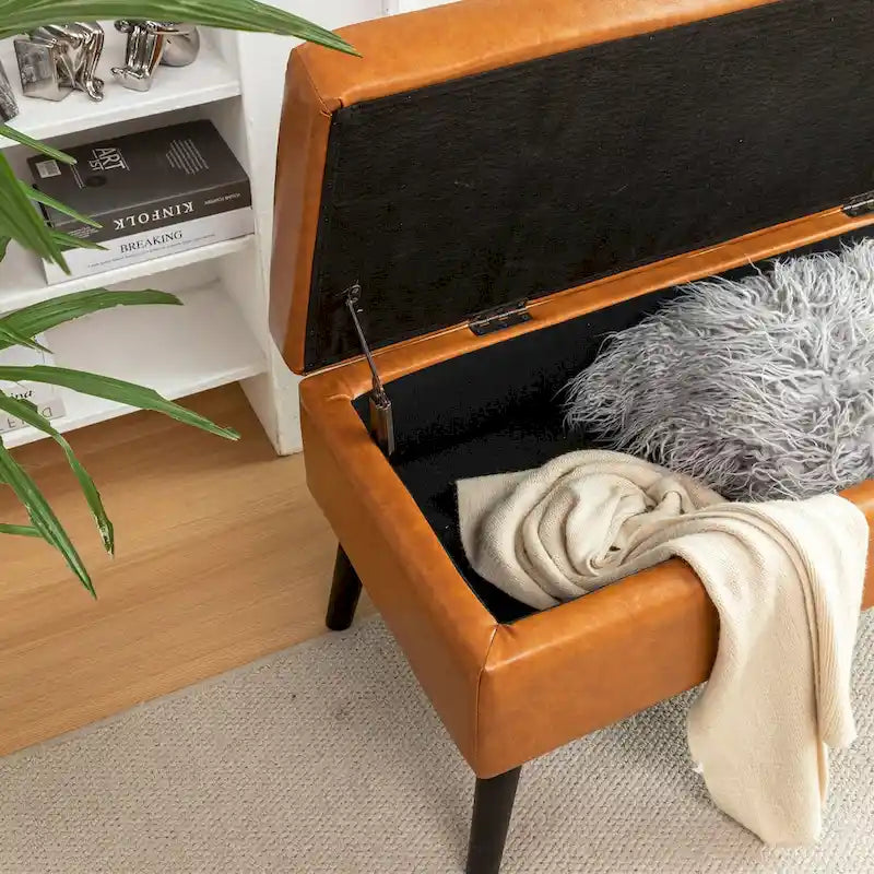 Storage Bench with Storage Bench for Bedroom End of Bed Bench Foot of Bed Bench Entryway Bench Storage Ottoman Bench